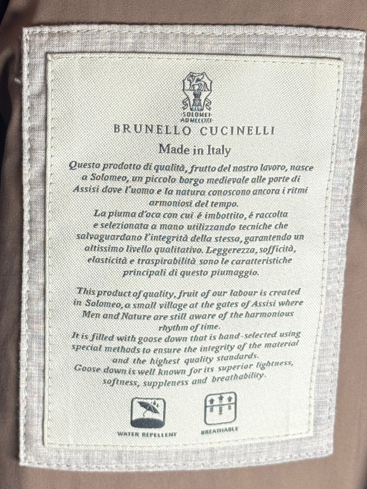 Brunello Cucinelli Padded Peacot