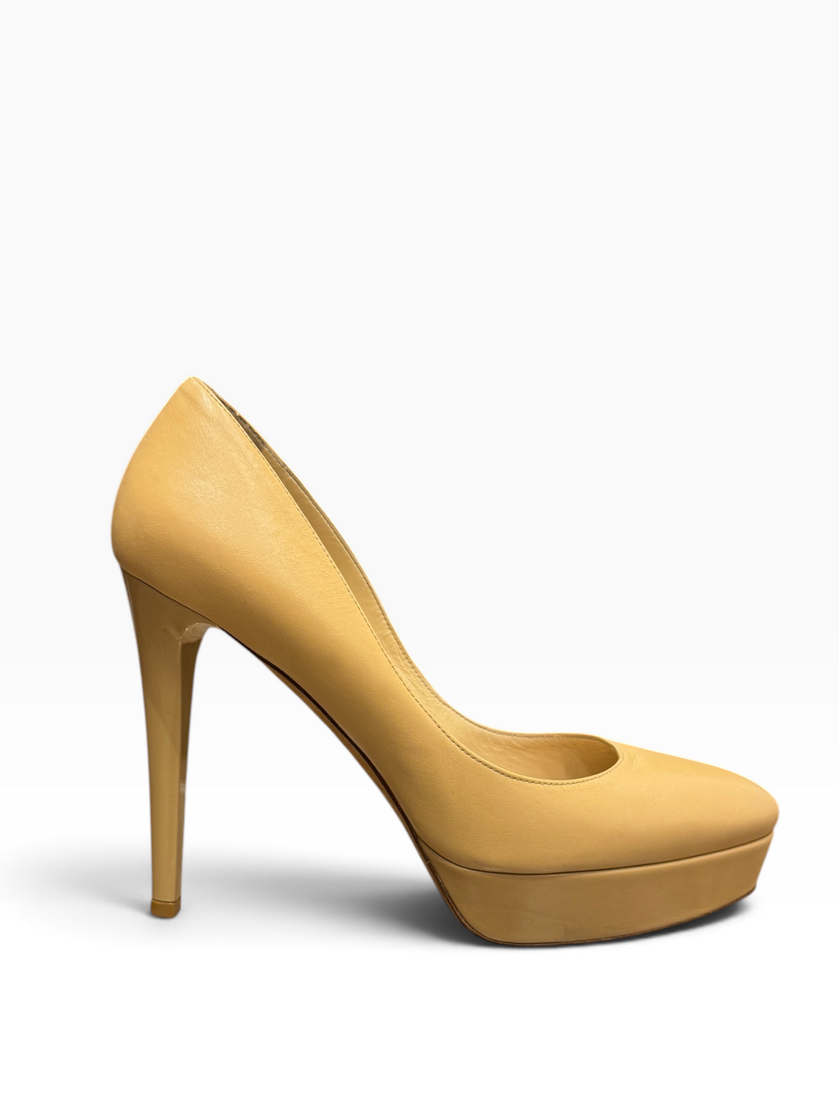 Jimmy Choo Cosmic Platform Pumps Beige