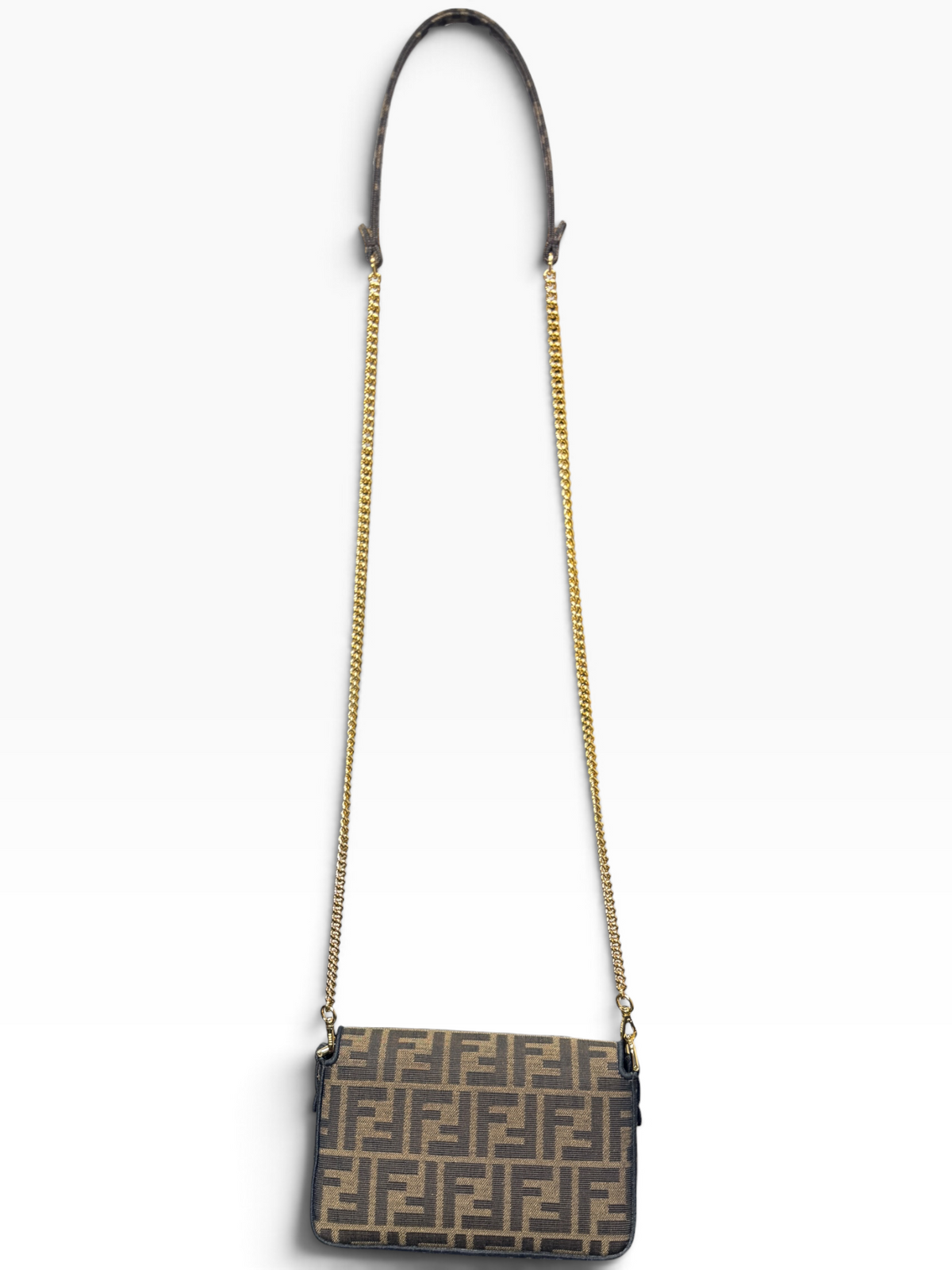 Fendi Baguette Mini Zucca Marron