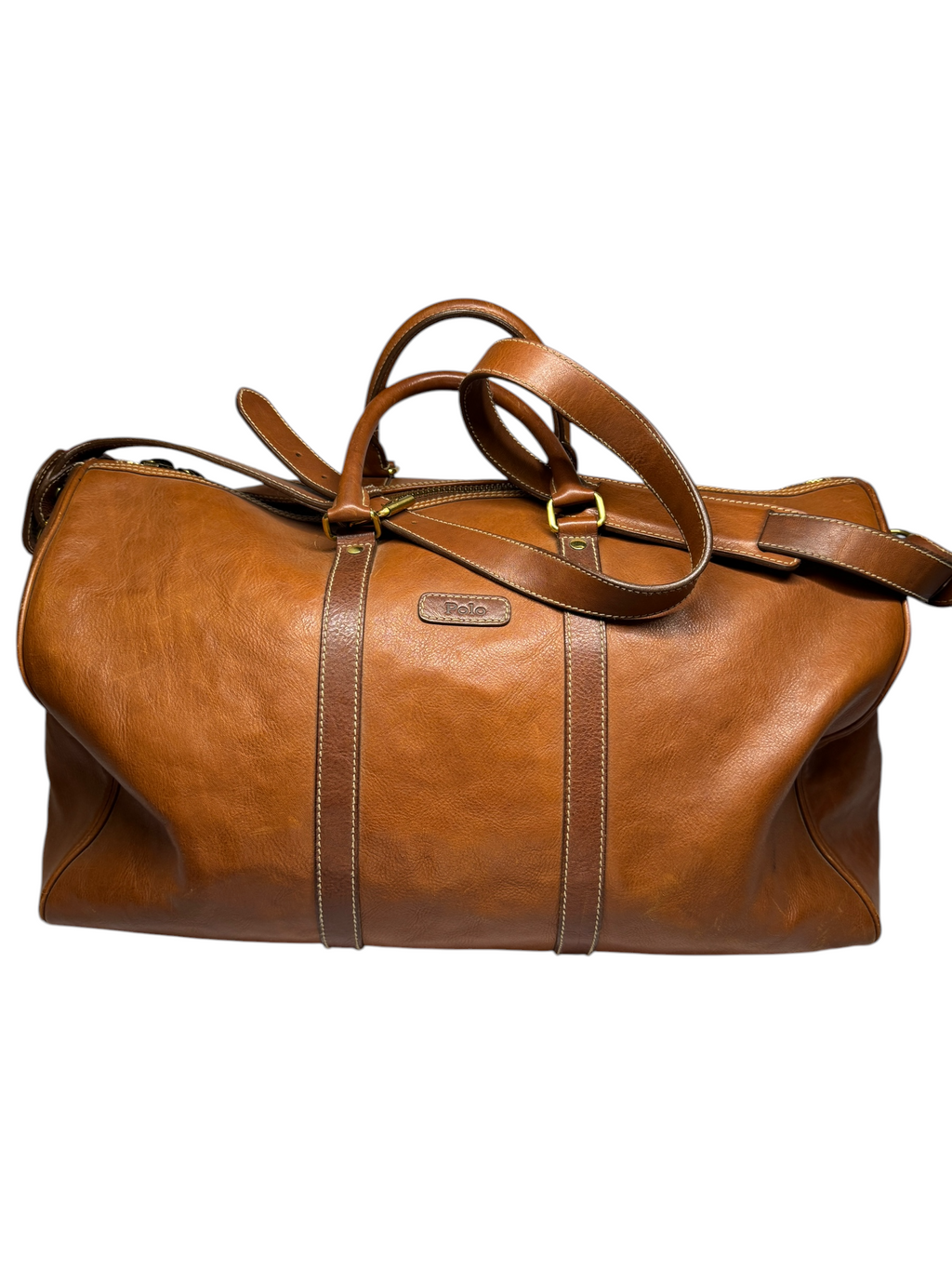 Ralph Lauren Polo Leather Duffel Bag