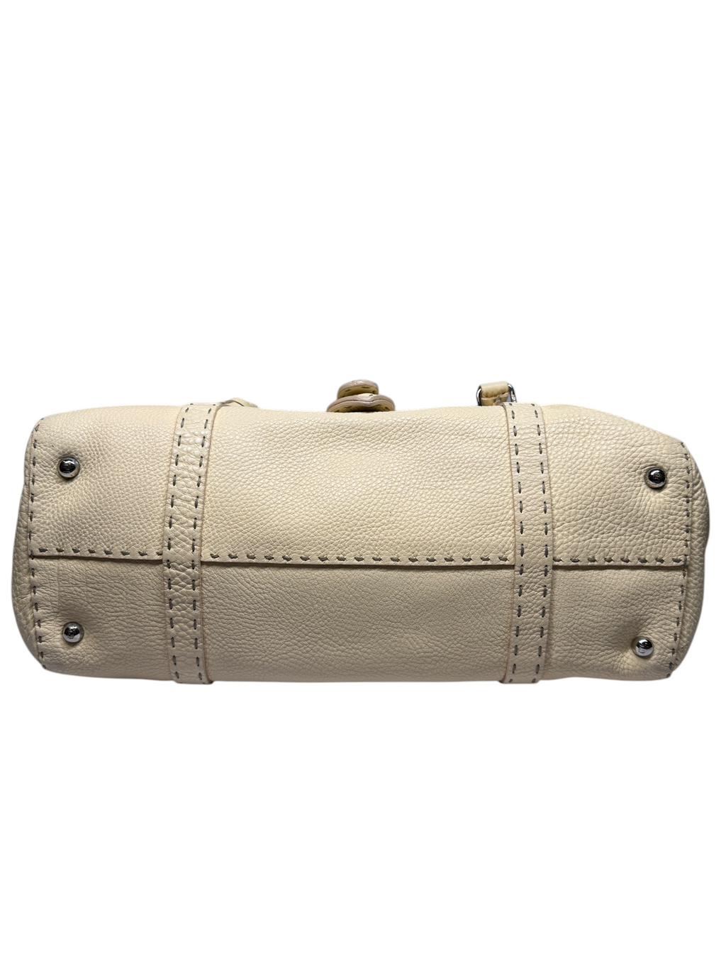 Fendi Selleria Linda Leather Handbag