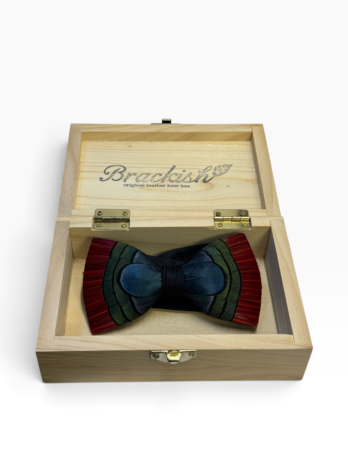 Brackish Feather Bow Tie