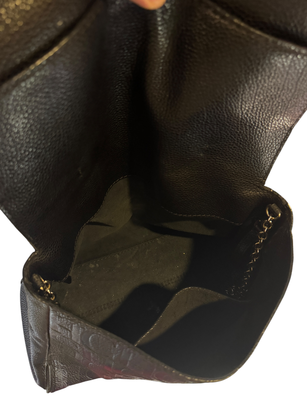 Bolso Carolina Herrera negro cadena