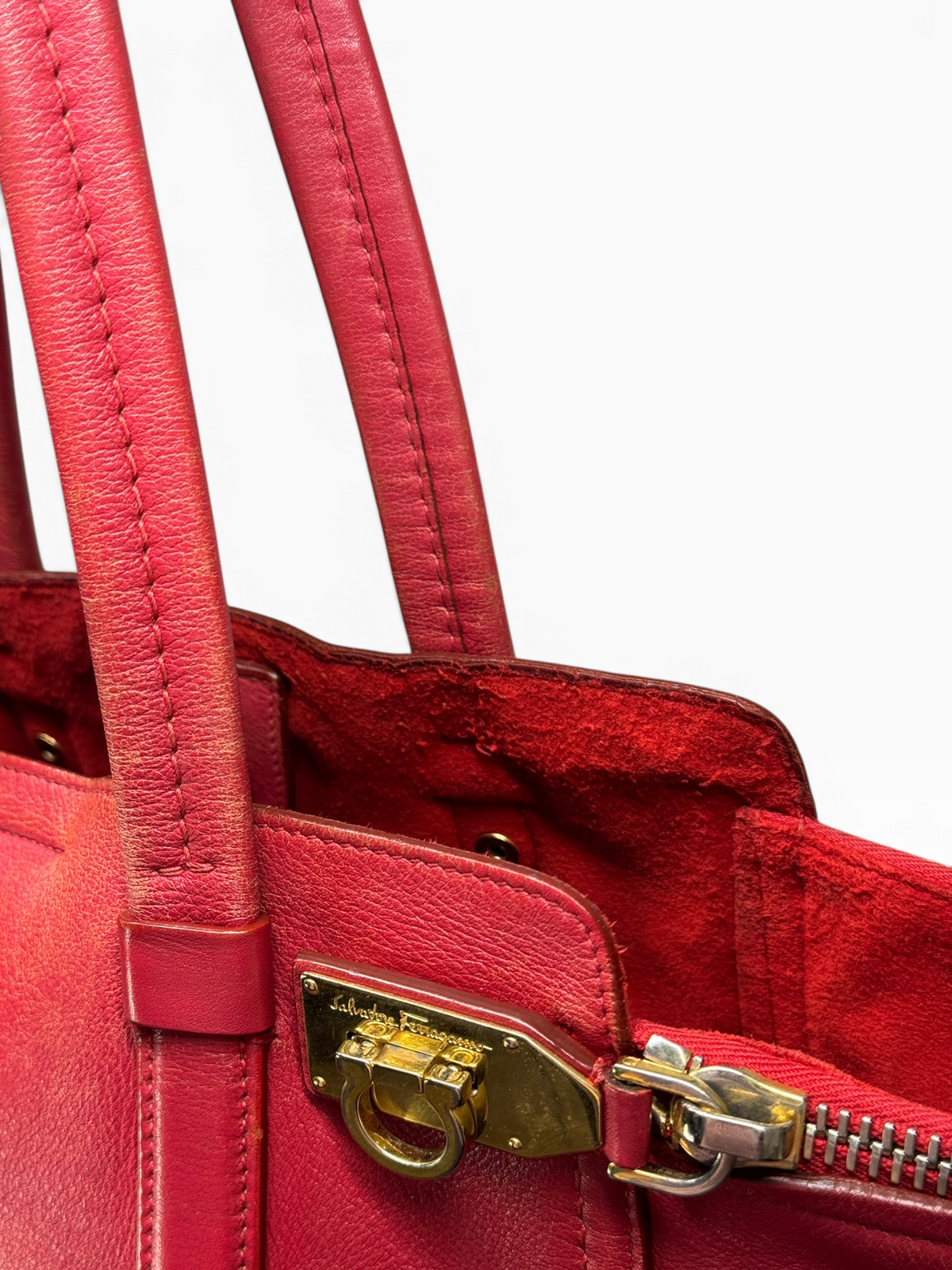 Salvatore Ferragamo Verve Medium Rosso