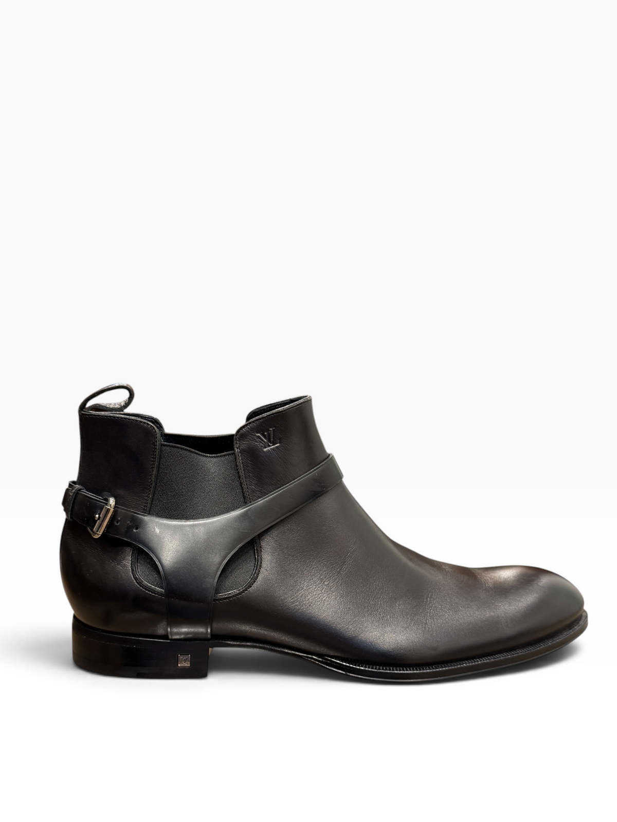Louis Vuitton Men`s Greenwich Leather Ankle Boots