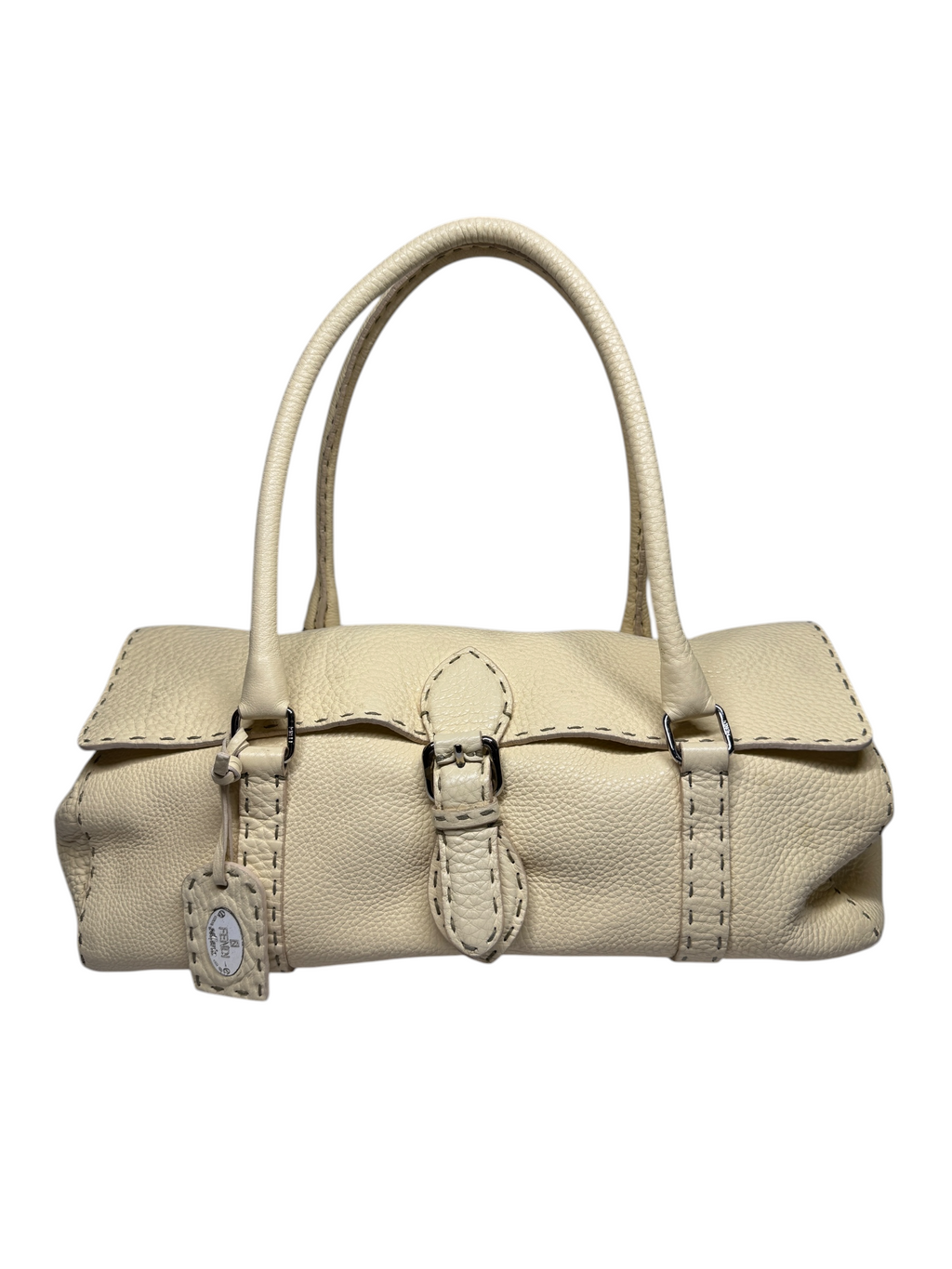Fendi Selleria Linda Leather Handbag
