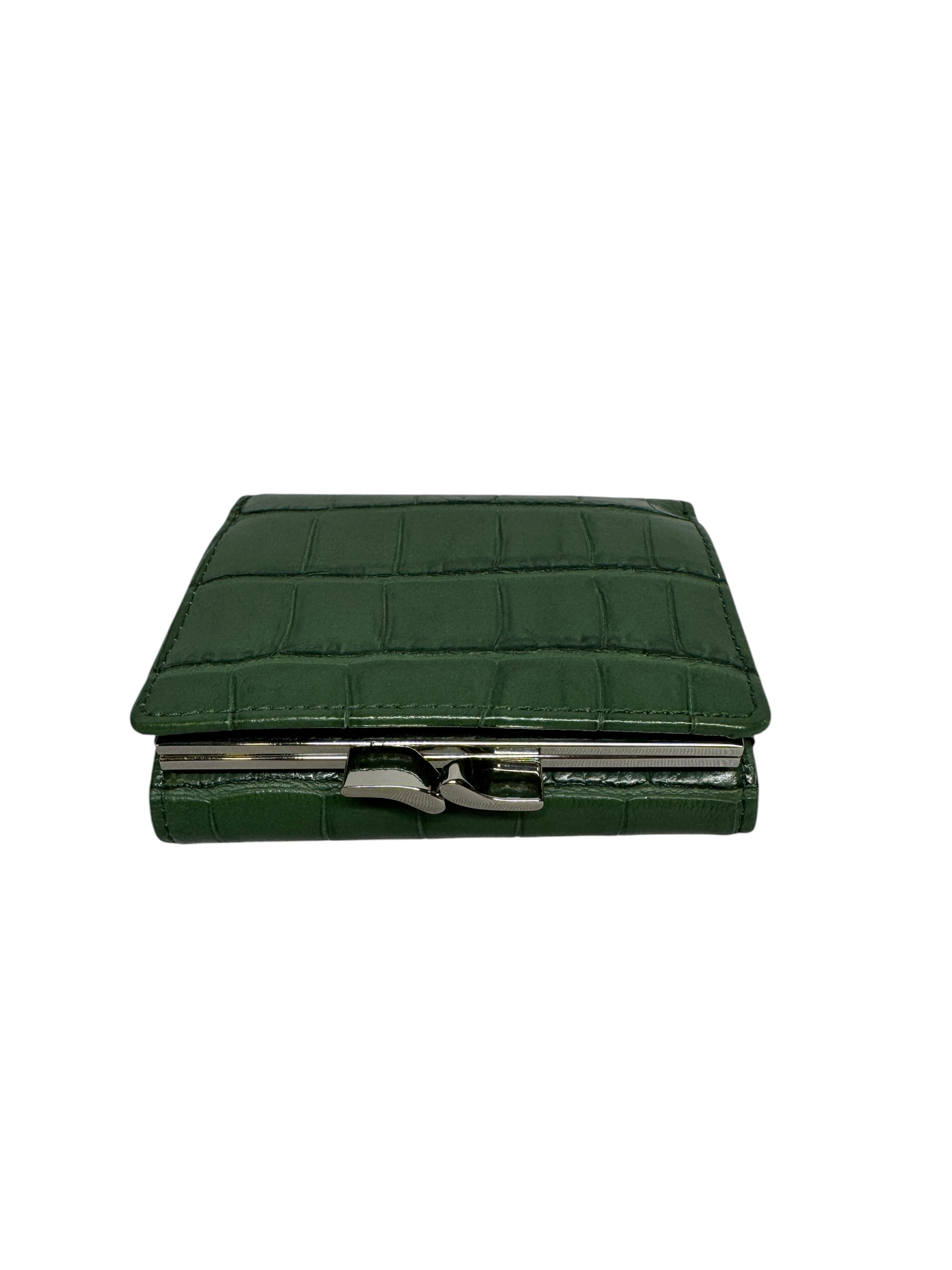 Vivienne Westwood Croco-Embossed Green Leather