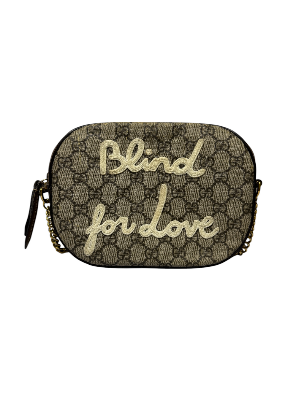 Gucci GG Supreme "Blind for Love" Mini Chain Bag