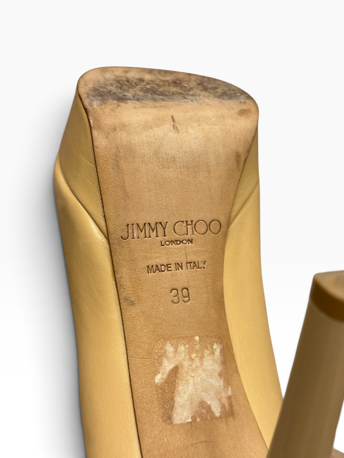 Jimmy Choo Cosmic Platform Pumps Beige