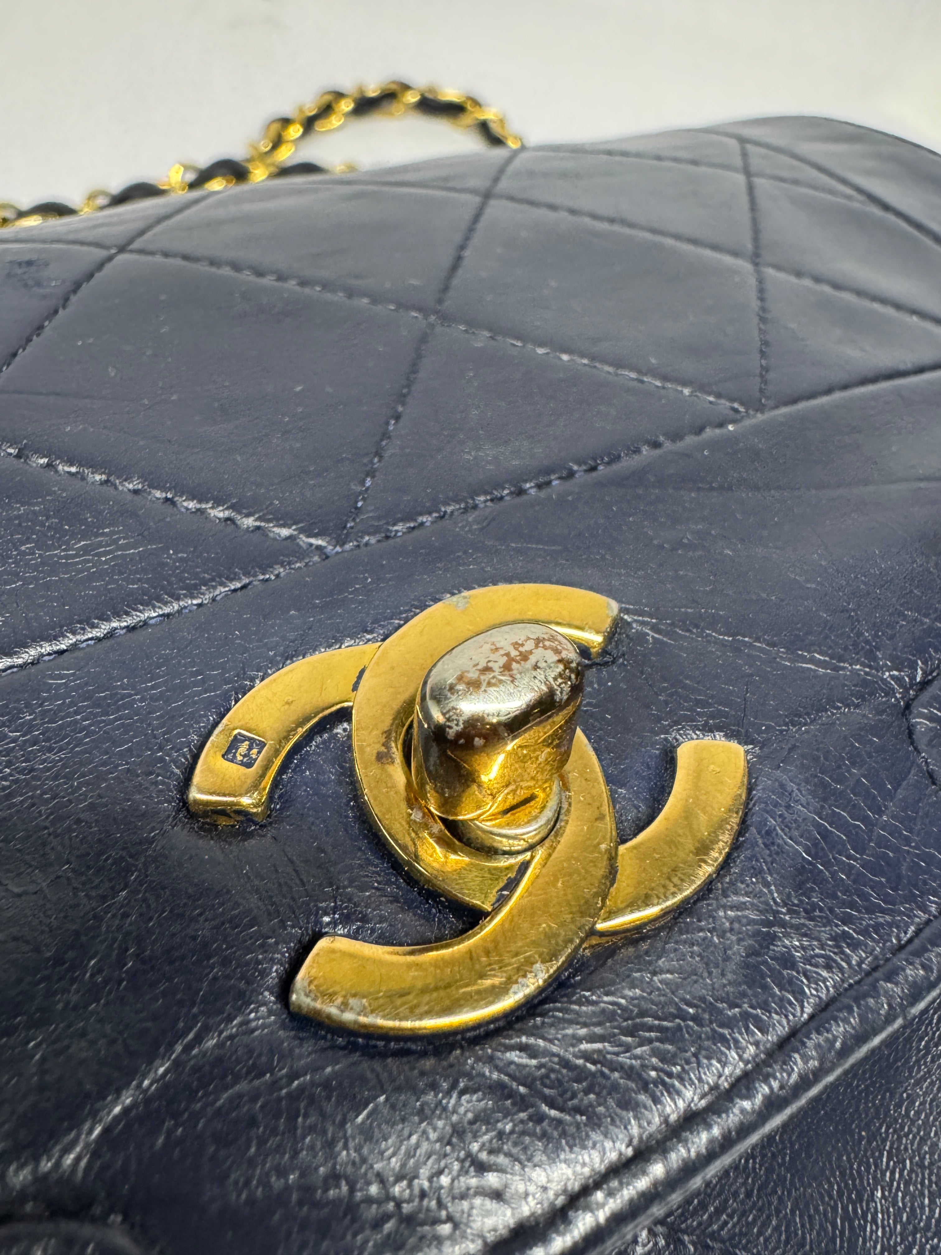 Chanel Diana Leather Crossbody