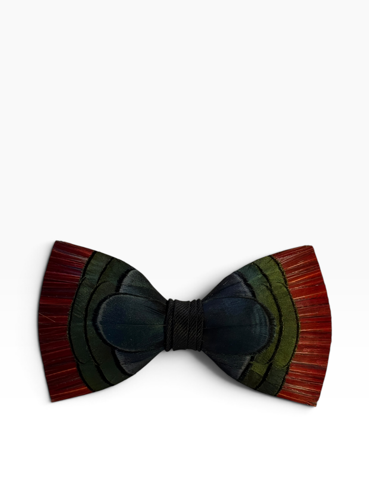 Brackish Feather Bow Tie