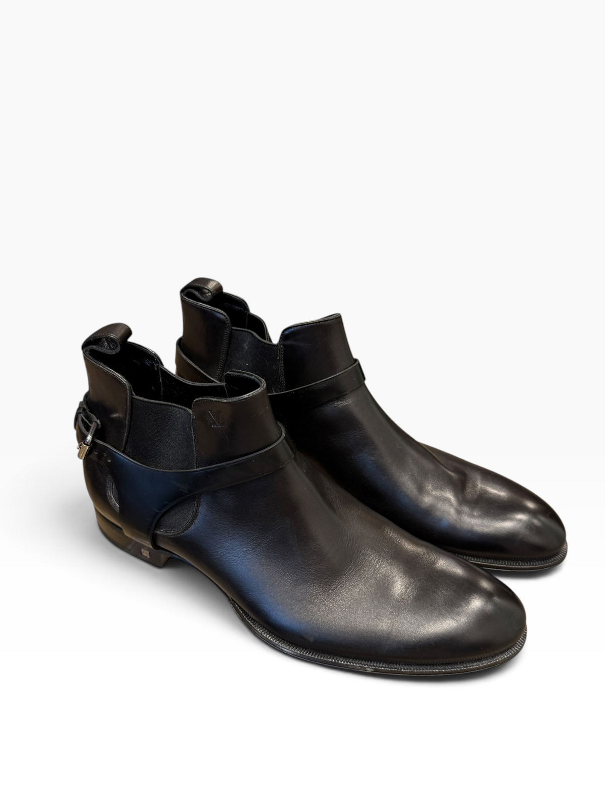 Louis Vuitton Men`s Greenwich Leather Ankle Boots