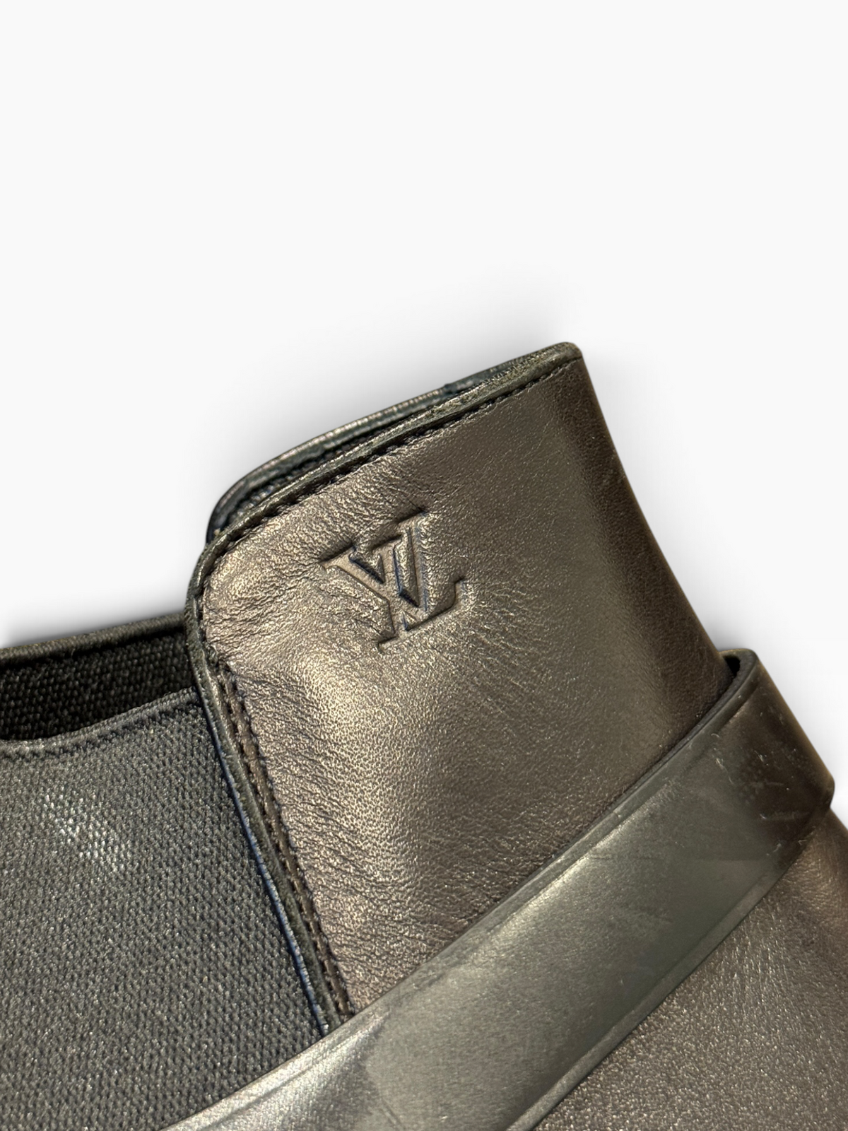 Louis Vuitton Men`s Greenwich Leather Ankle Boots