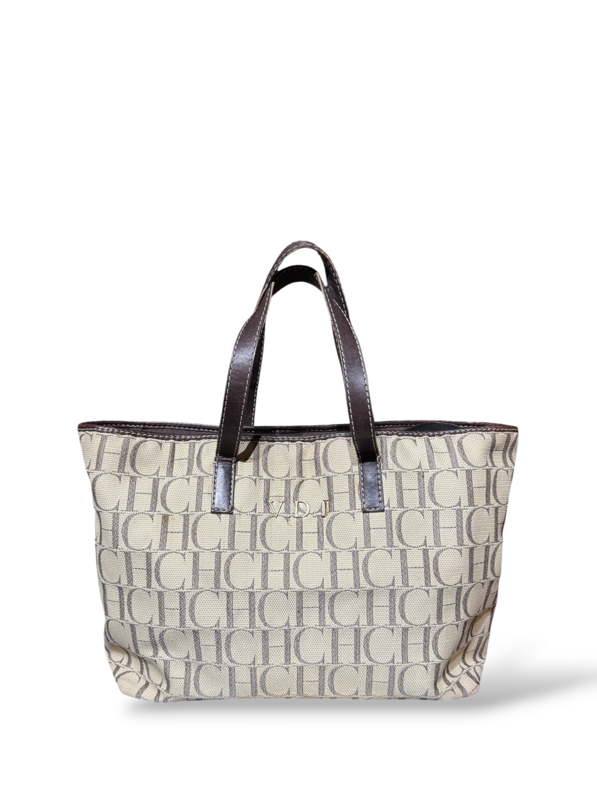 Carolina Herrera Monogram Tote Bag Personalized