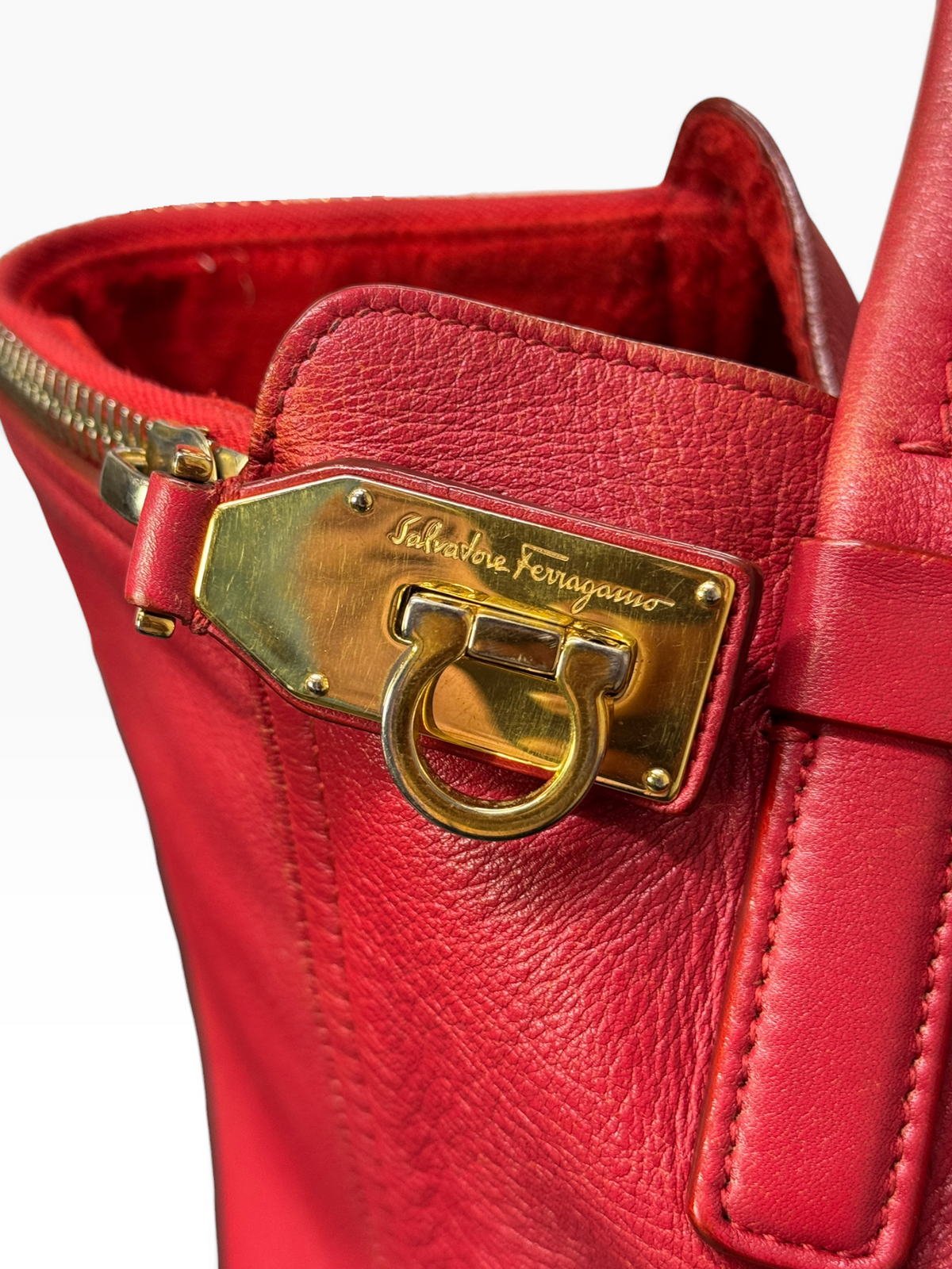 Salvatore Ferragamo Verve Medium Rosso
