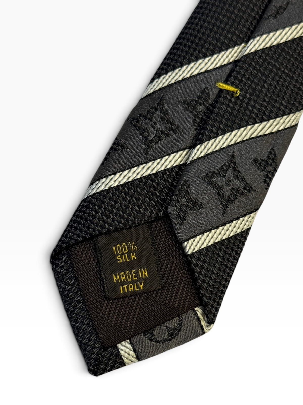 Louis Vuitton Corbata Negra  Monogram