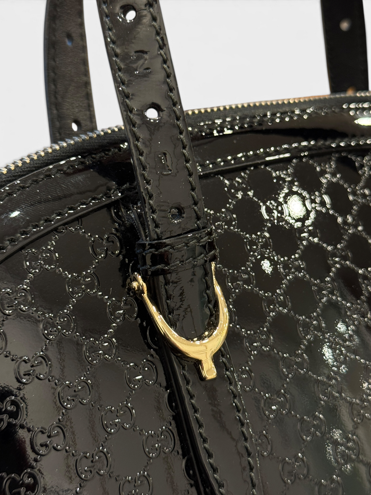 Bolso Gucci Microguccisima charol