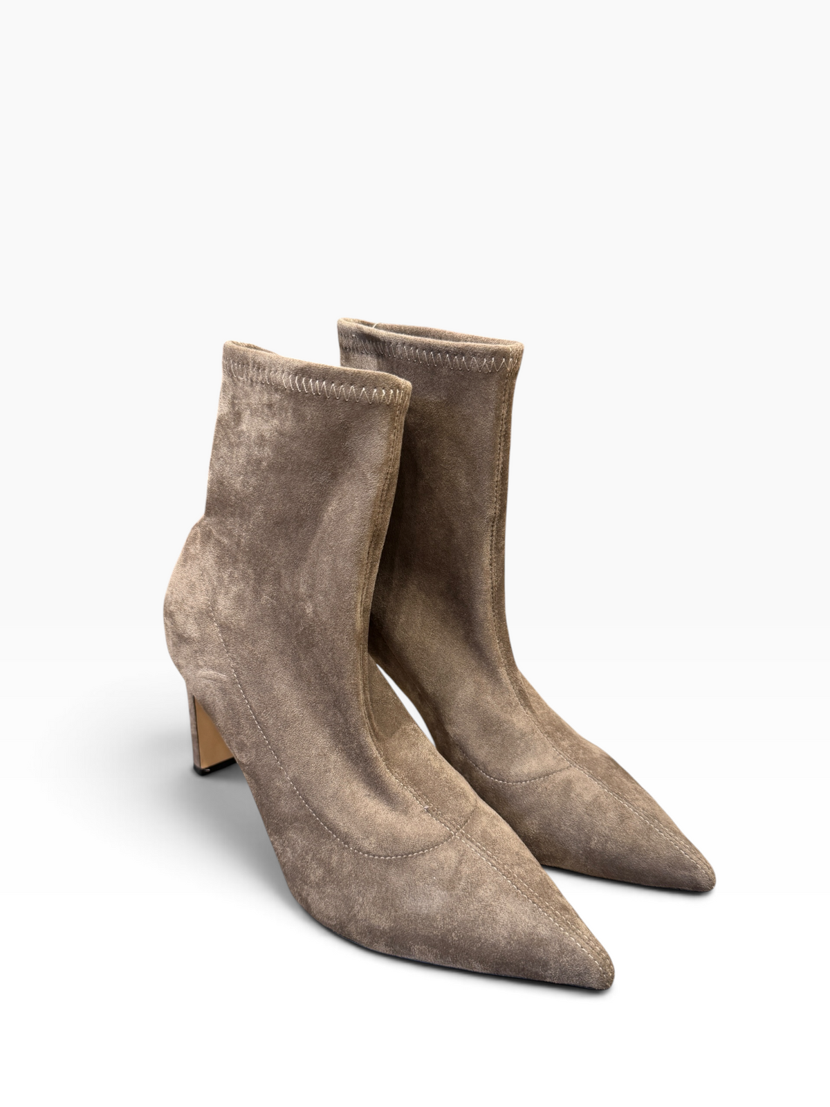 Jimmy Choo Frankie Gray Suede Ankle Boot