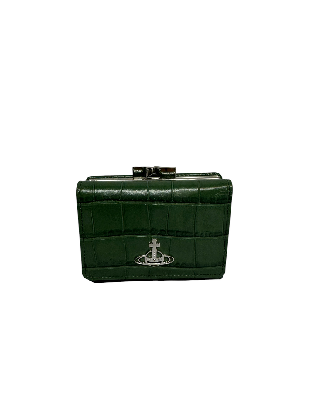 Vivienne Westwood Croco-Embossed Green Leather