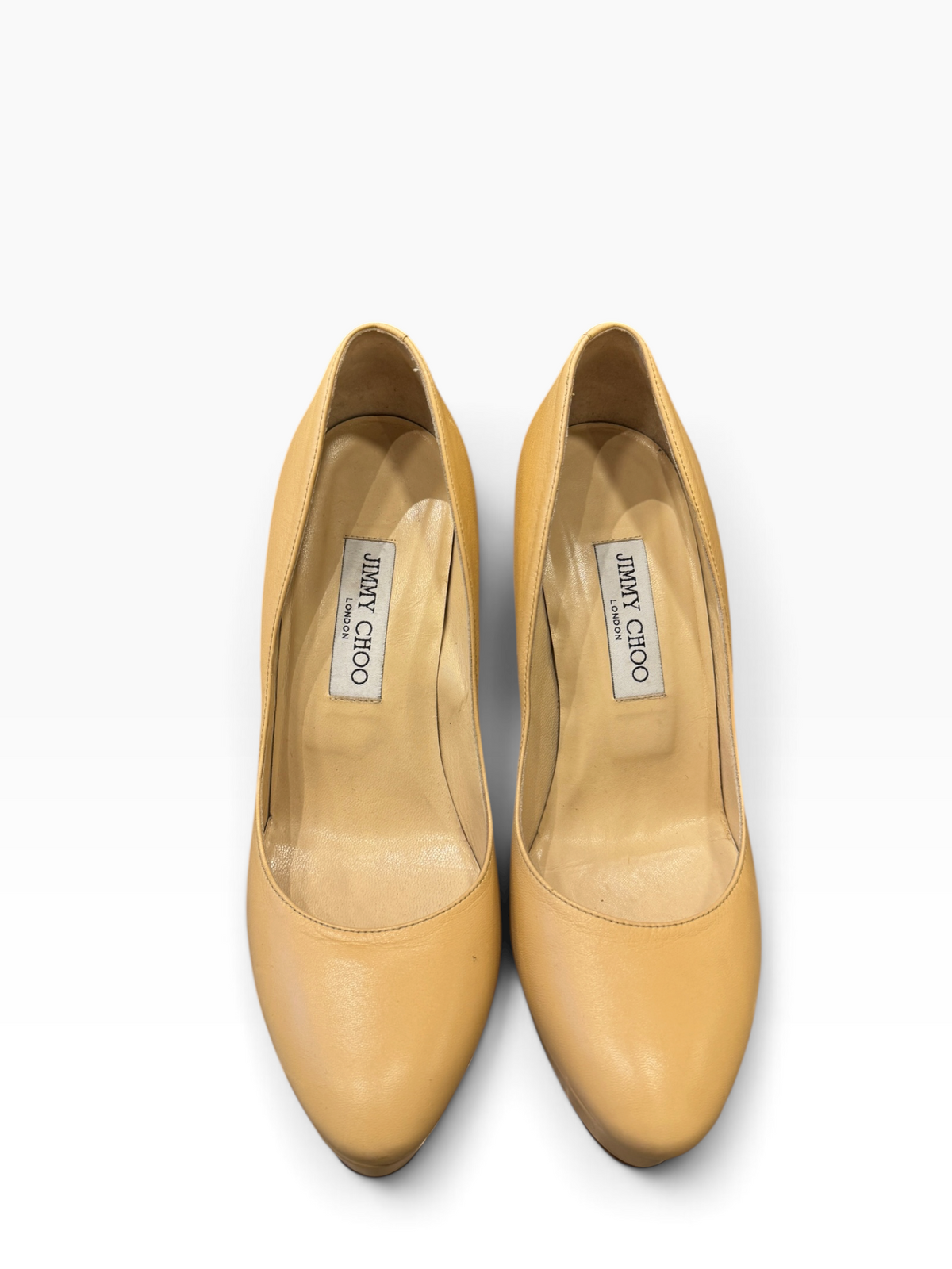Jimmy Choo Cosmic Platform Pumps Beige