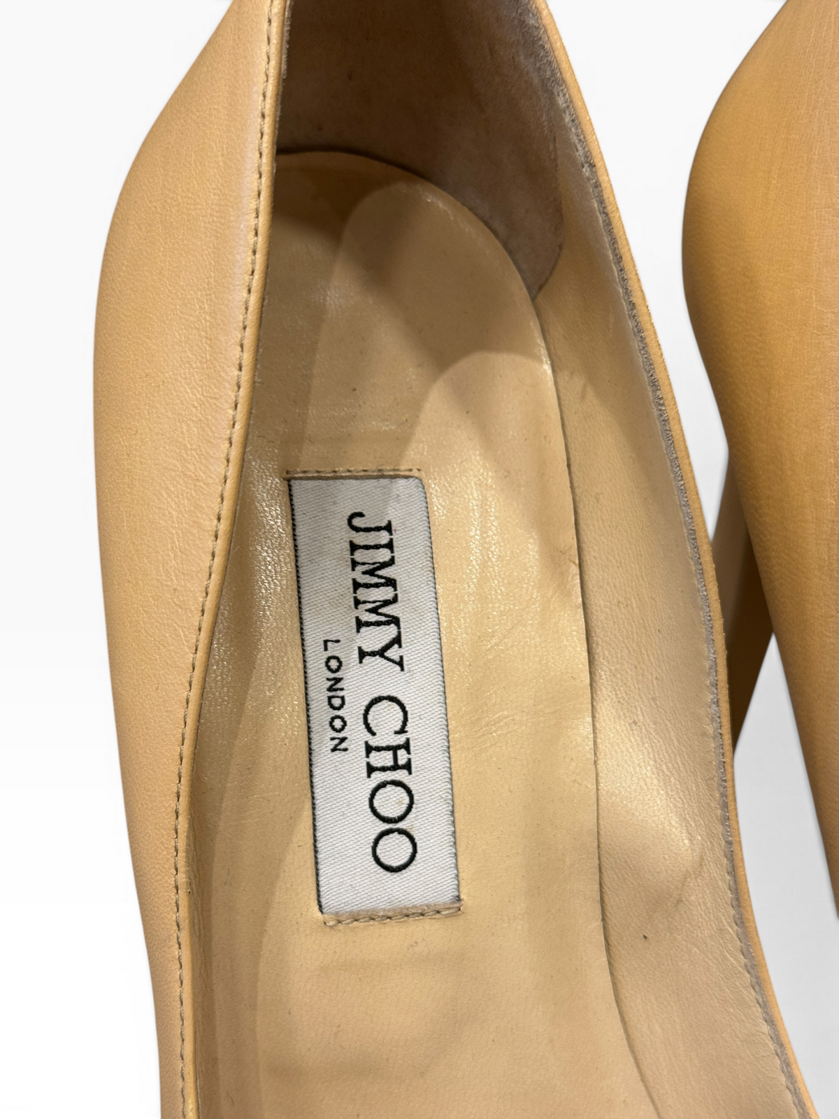 Jimmy Choo Cosmic Platform Pumps Beige
