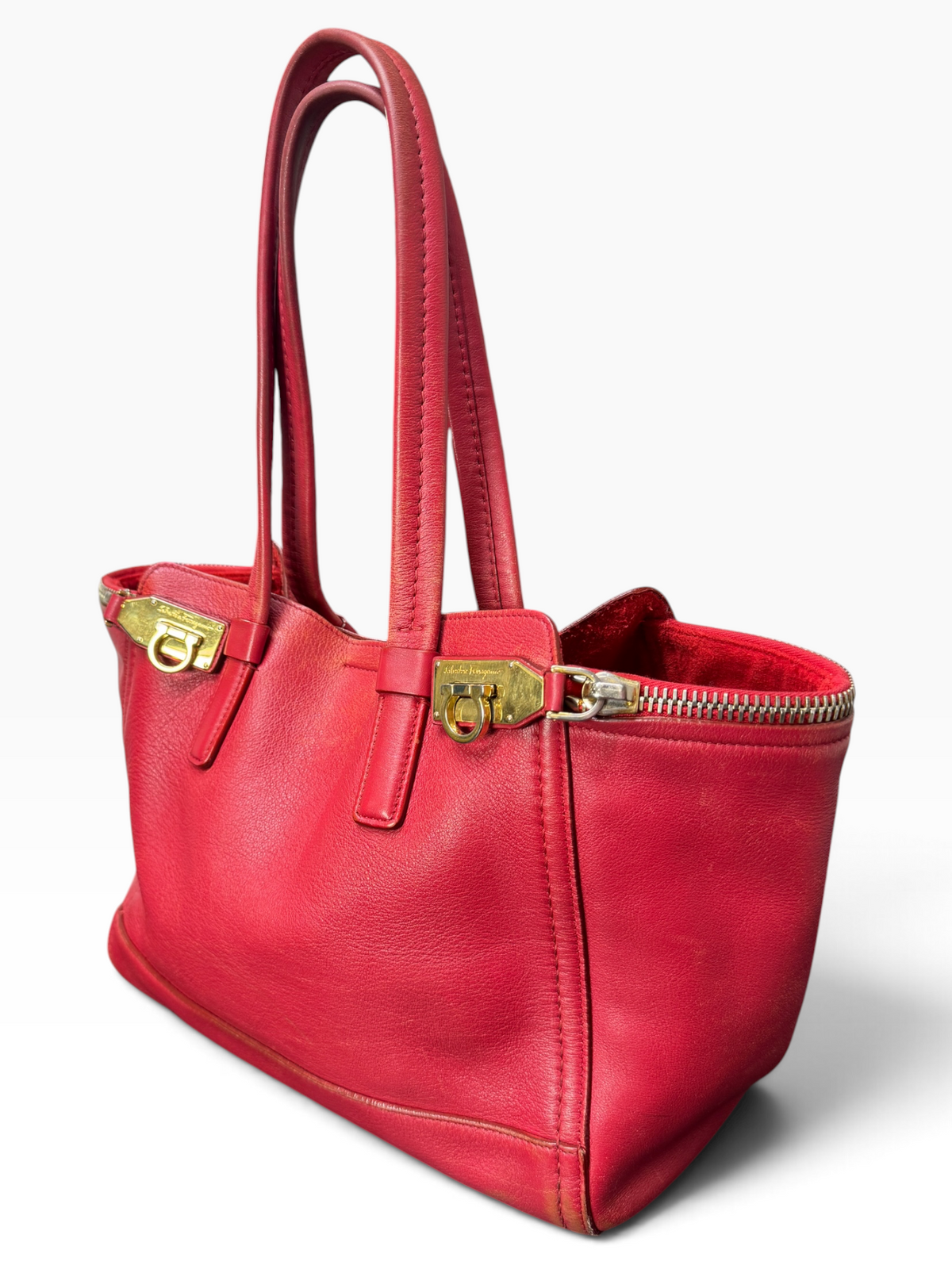 Salvatore Ferragamo Verve Medium Rosso