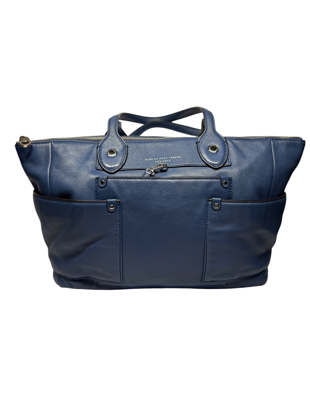 Marc Jacobs Tote Blue Leather