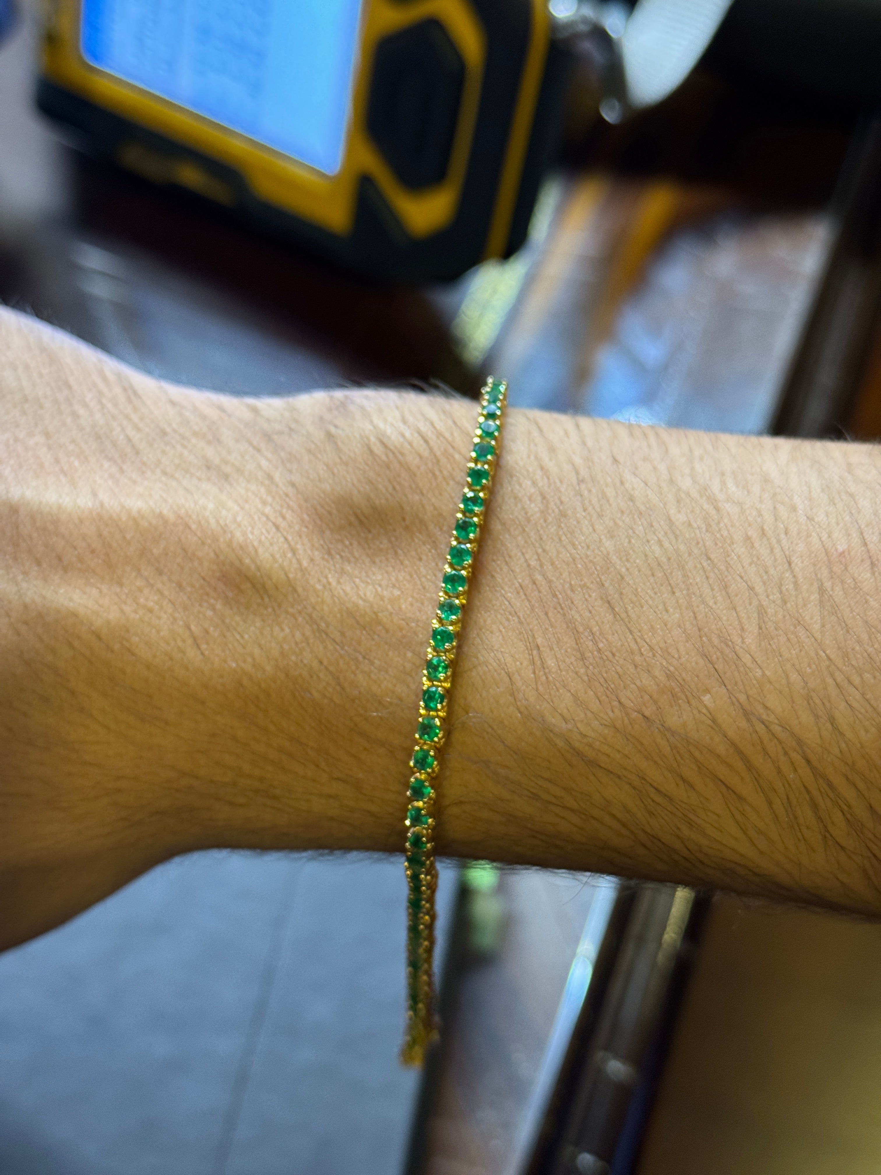 Pulseras Tennis De Oro