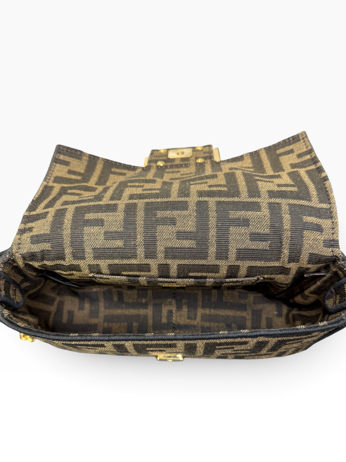 Fendi Baguette Mini Zucca Marron