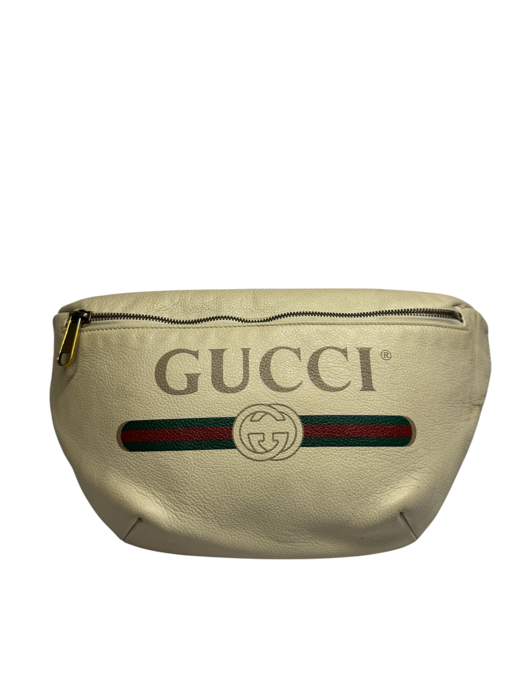 Cangurera Gucci Piel Logo