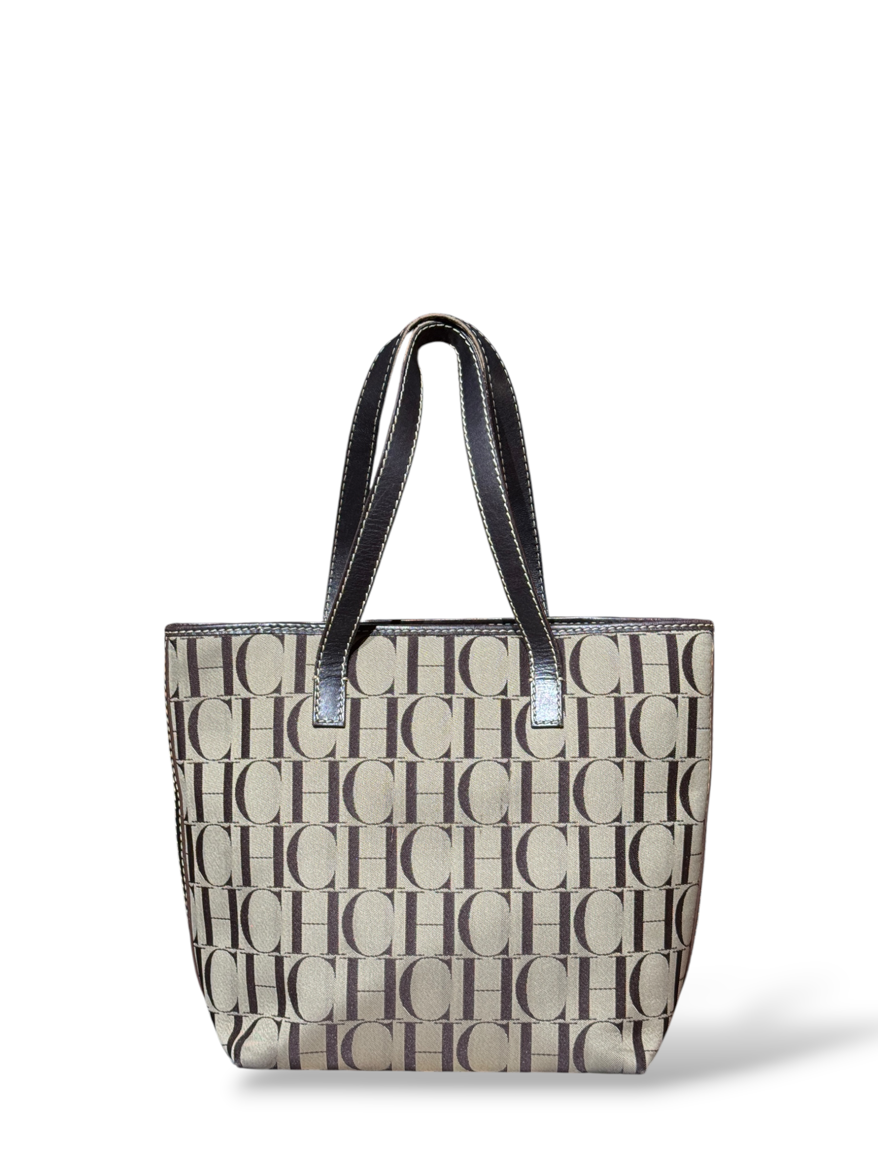 Carolina Herrera Monogram Tote Mediana