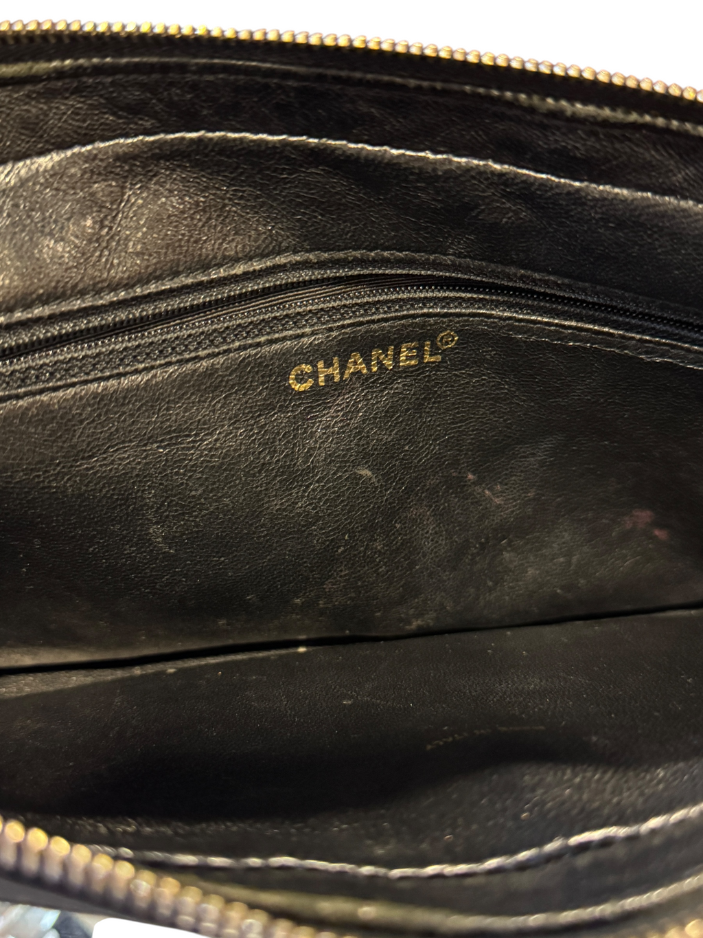 Chanel Suede Square Stitch Shoulder Bag