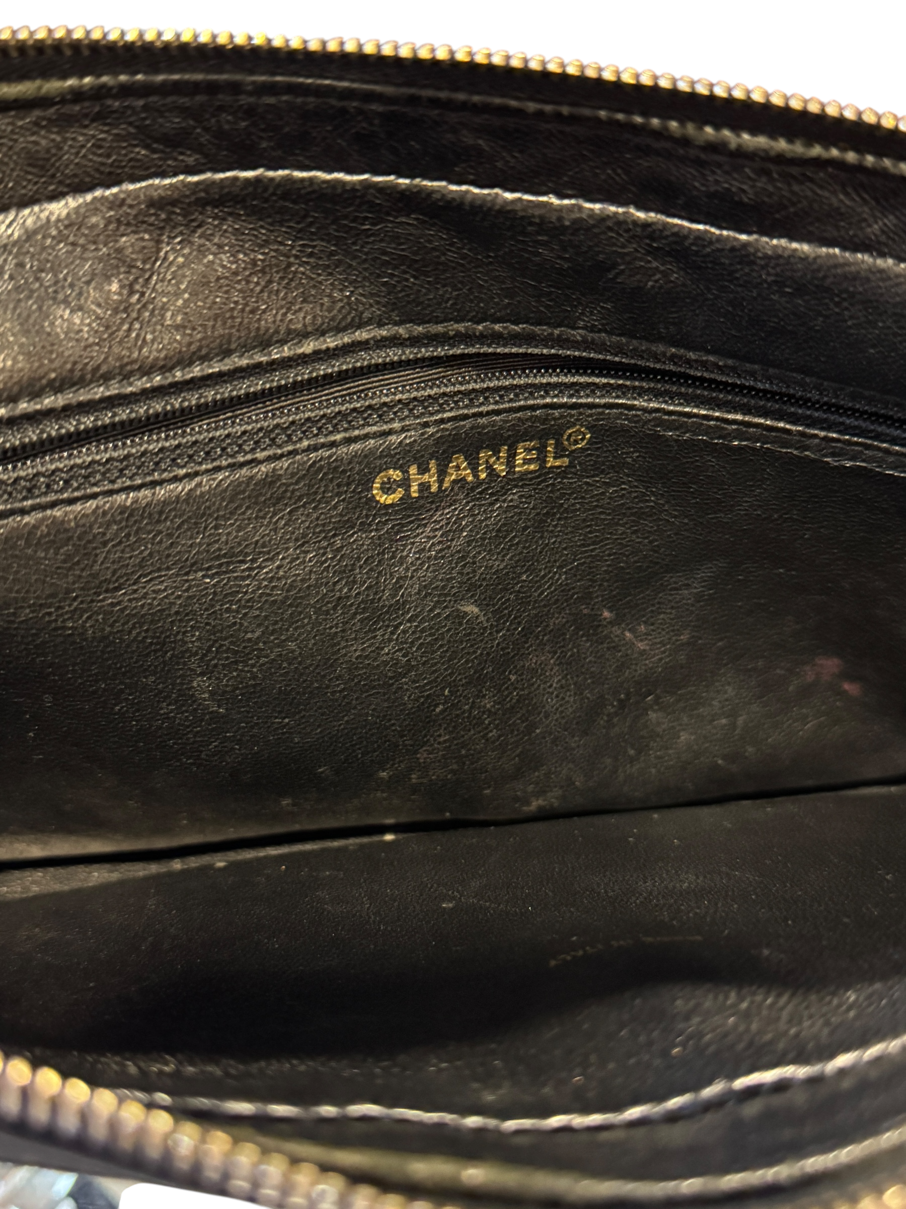 Chanel Suede Square Stitch Shoulder Bag