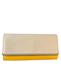 Louis Vuitton Epi Portefeuille Flore Long Wallet White Yellow