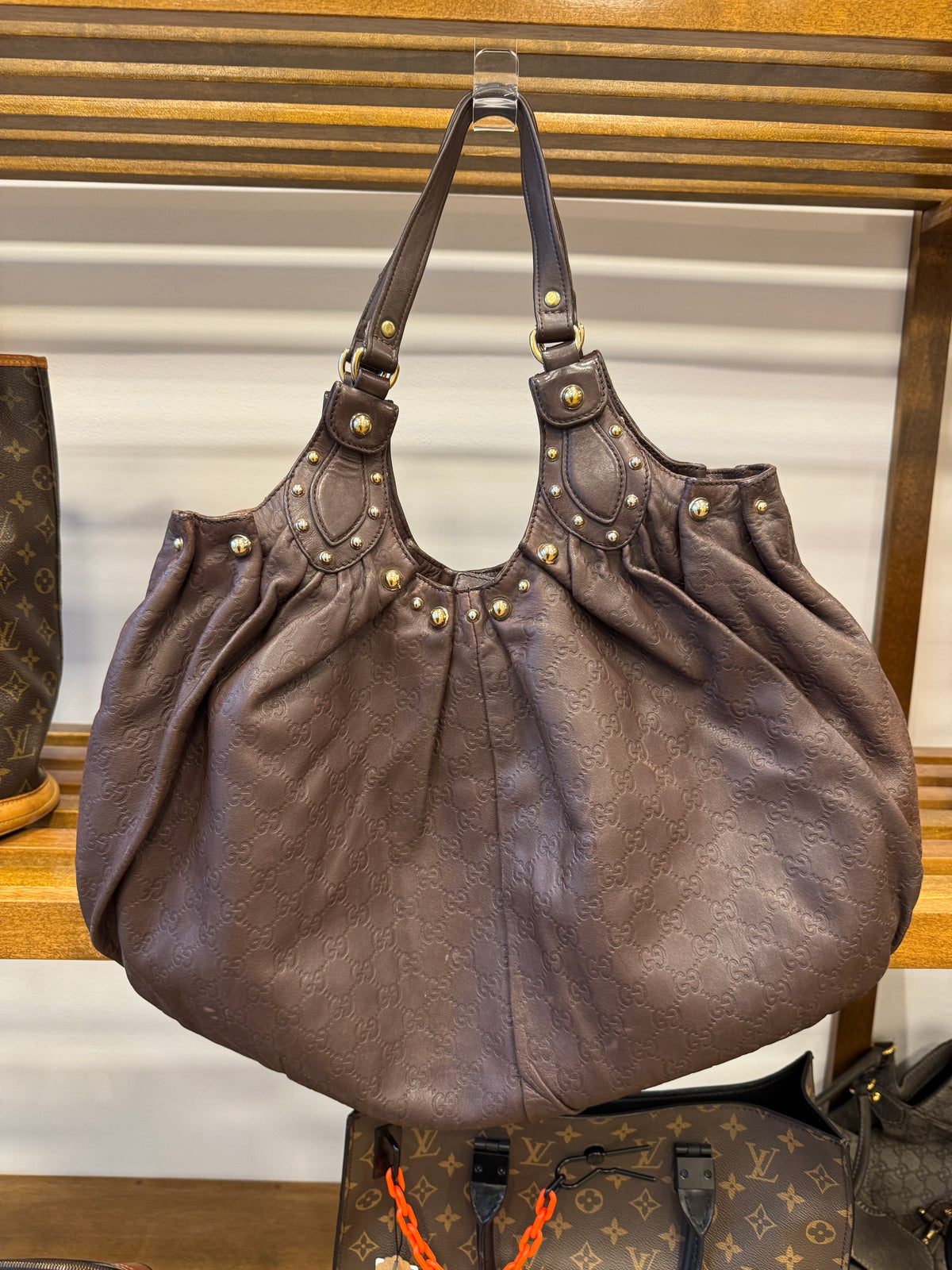 Gucci Pelham Large Hobo Cafe