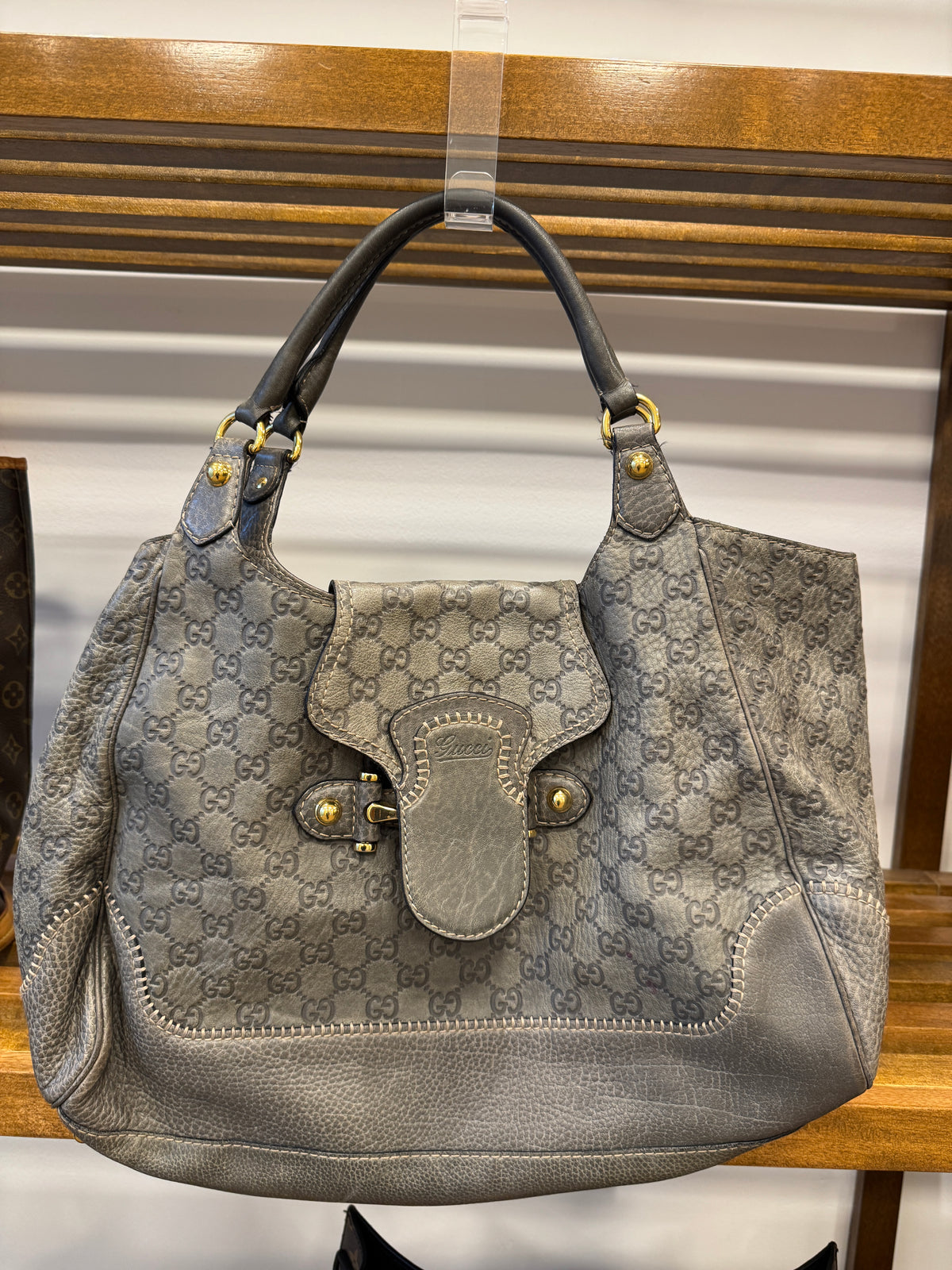 Gucci Monogram Pelham Leather