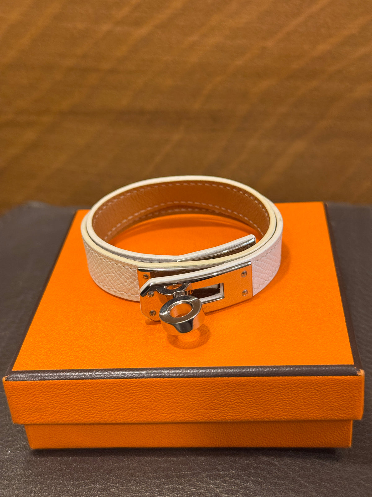 Hermes Kelly Bracelet Blanca