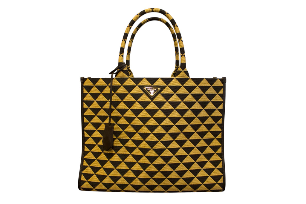 Bolso Prada patron geometrico