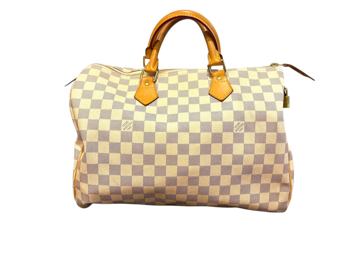 Bolso Louis Vuitton Speedy Damier Azur Grande.