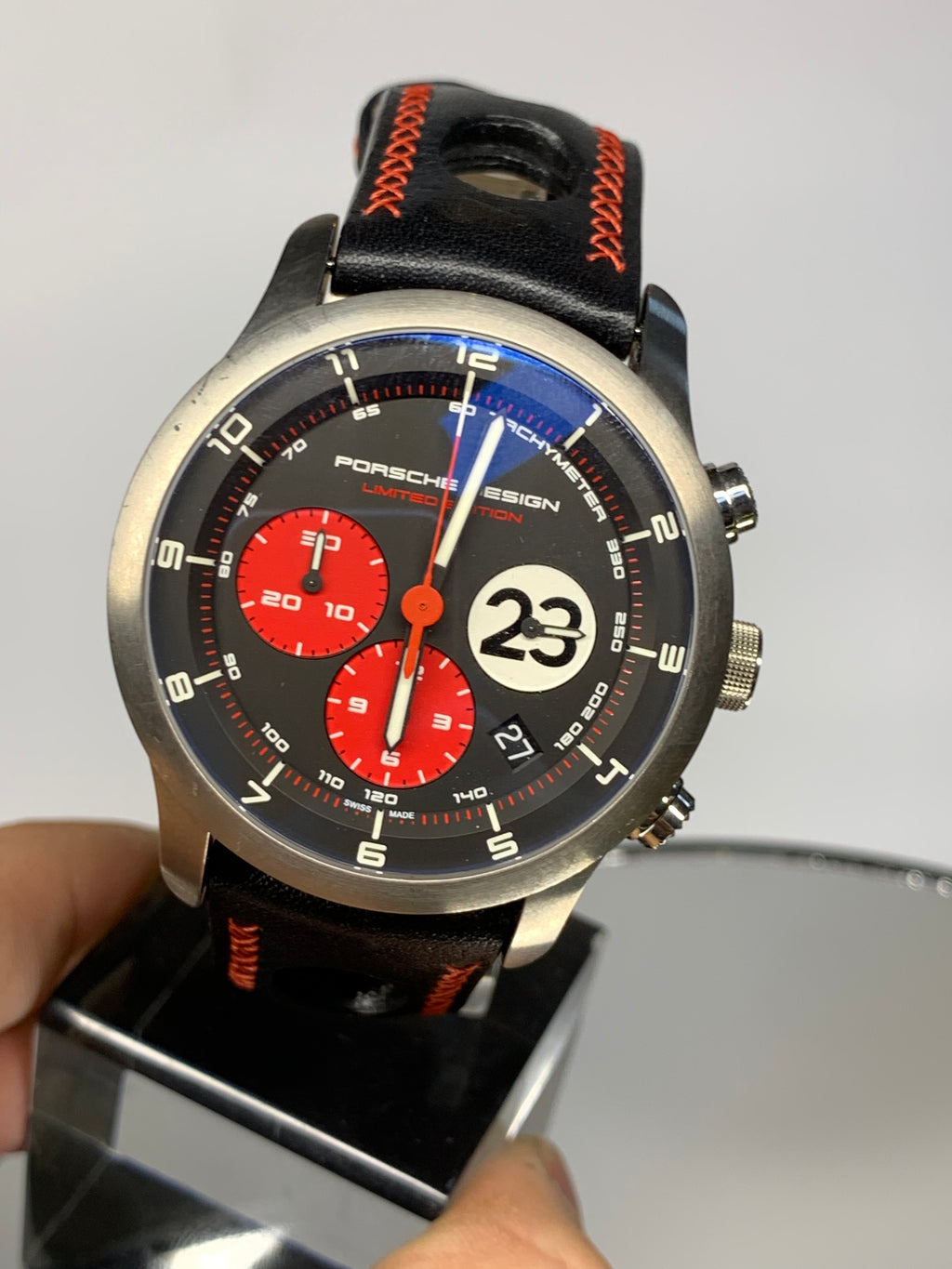 Reloj Porsche design dashbard le mans 1970 edicion limitada en titanio cronografo