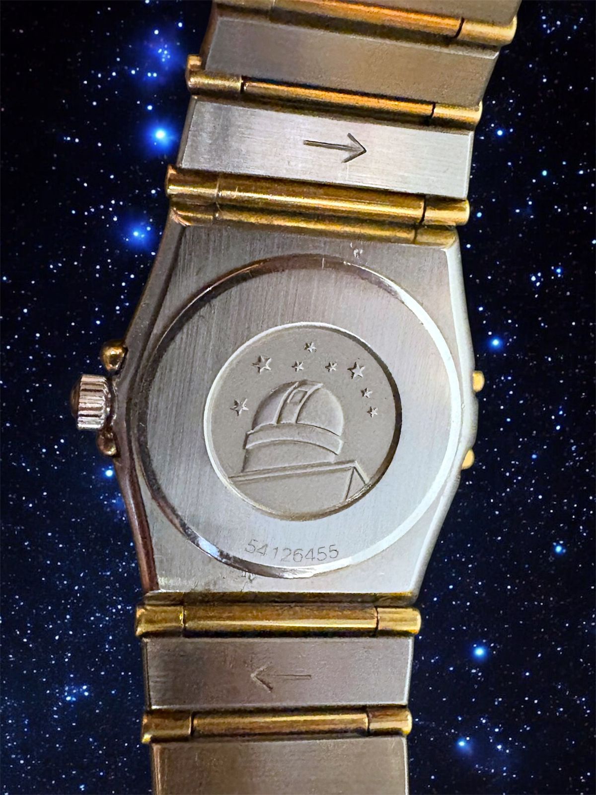 Omega  Lady Constellation Acero con Oro.
