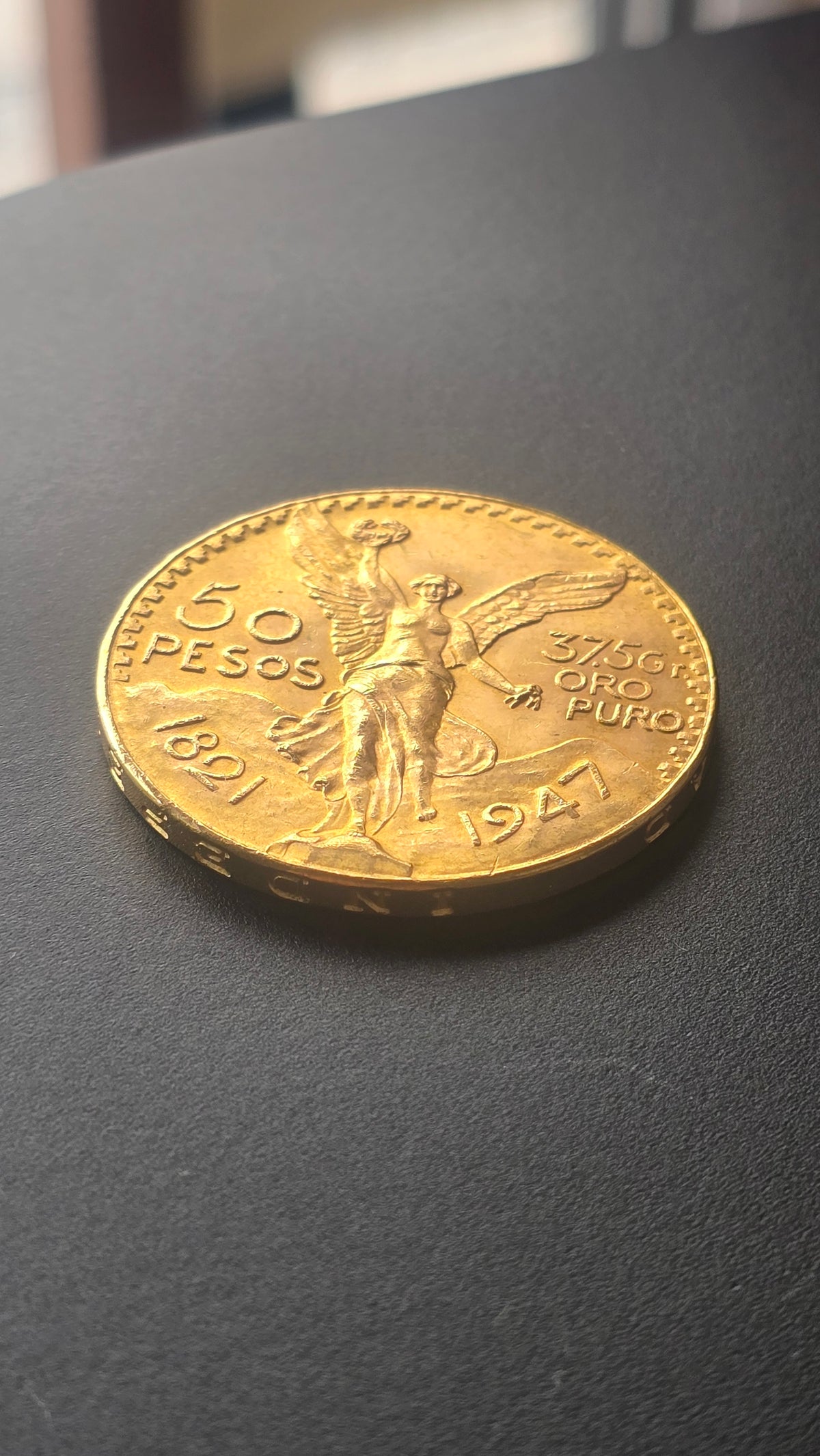 Centenarios y monedas de oro