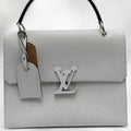 Bolso Louis Vuitton Epi Blanco con Logo LV Metalico