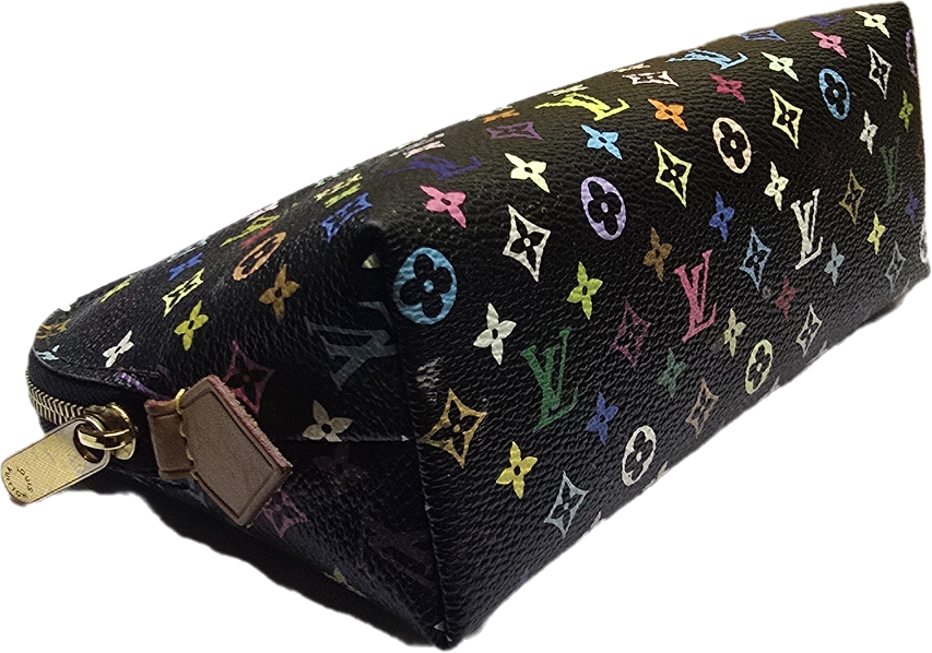 Cosmetiquera Louis Vuitton Multicolor Negra Takashi Murakami