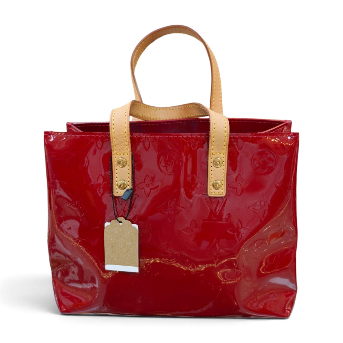 Bolso Louis Vuitton Reade PM en Piel Vernis Color Rojo