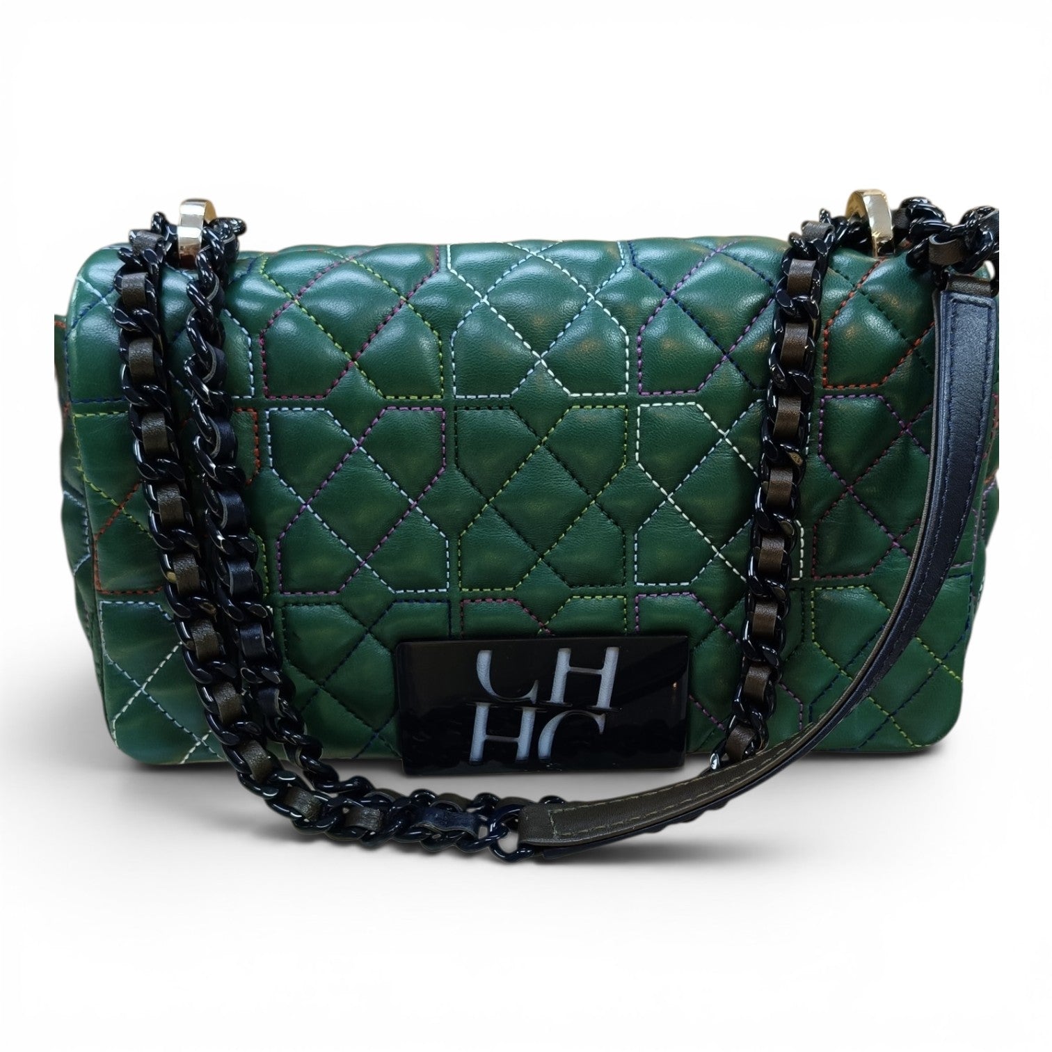 Bolso de hombro Carolina Herrera (CH) acolchado