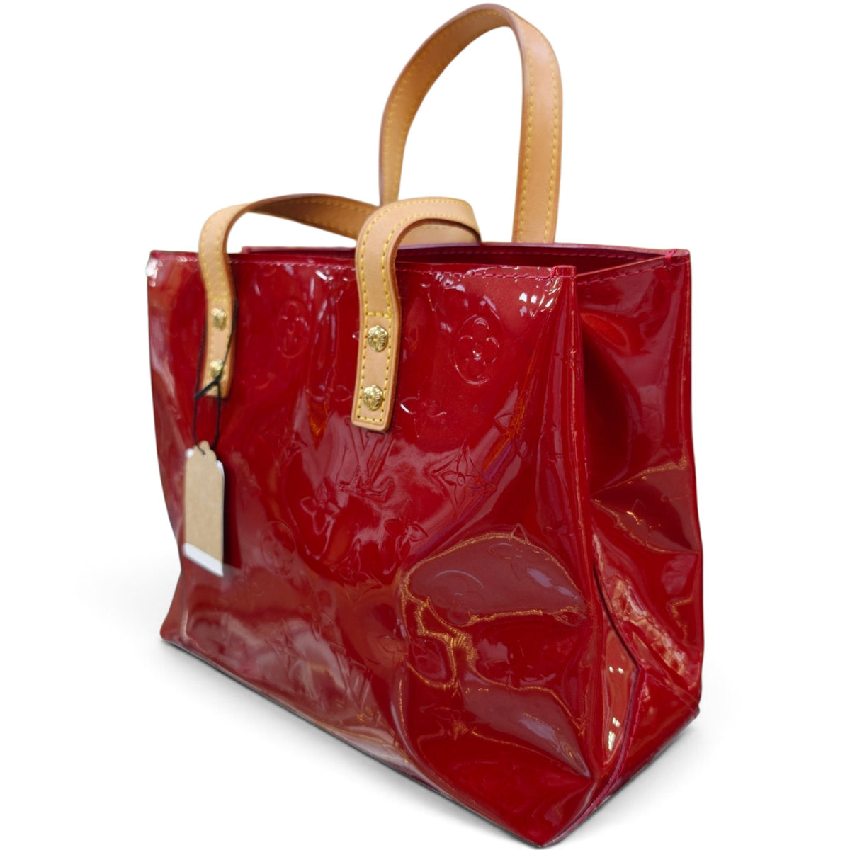 Bolso Louis Vuitton Reade PM en Piel Vernis Color Rojo