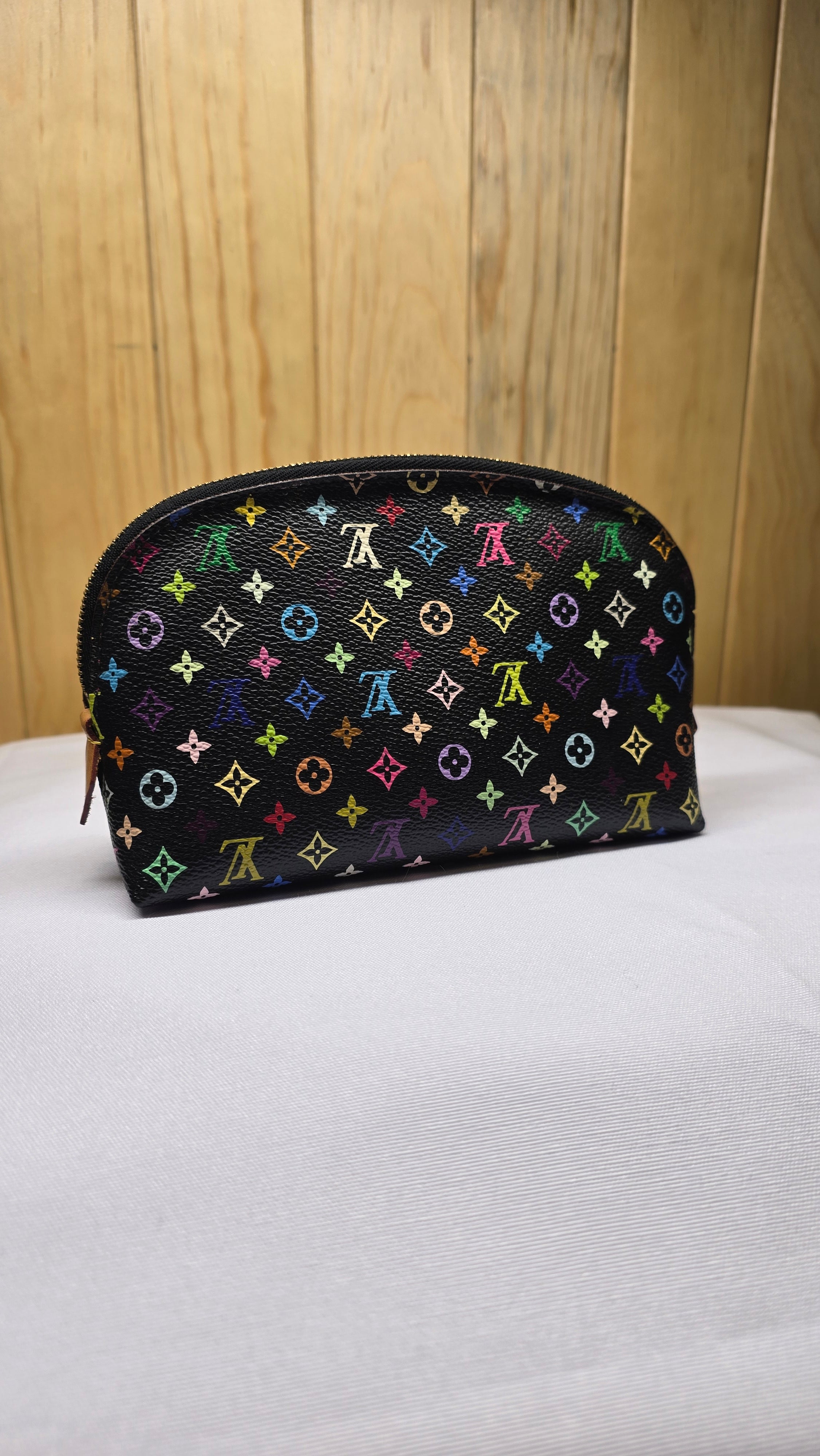 Cosmetiquera Louis Vuitton Multicolor Negra Takashi Murakami
