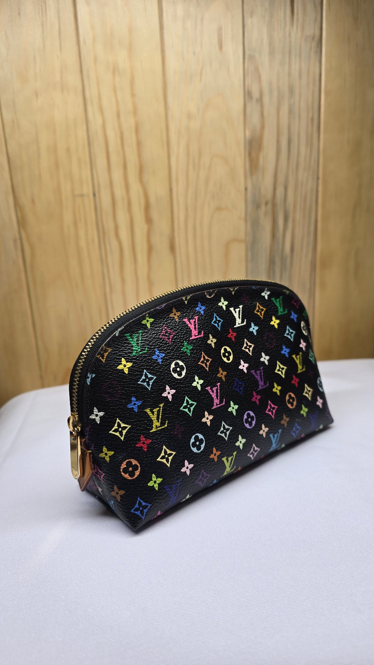 Cosmetiquera Louis Vuitton Multicolor Negra Takashi Murakami