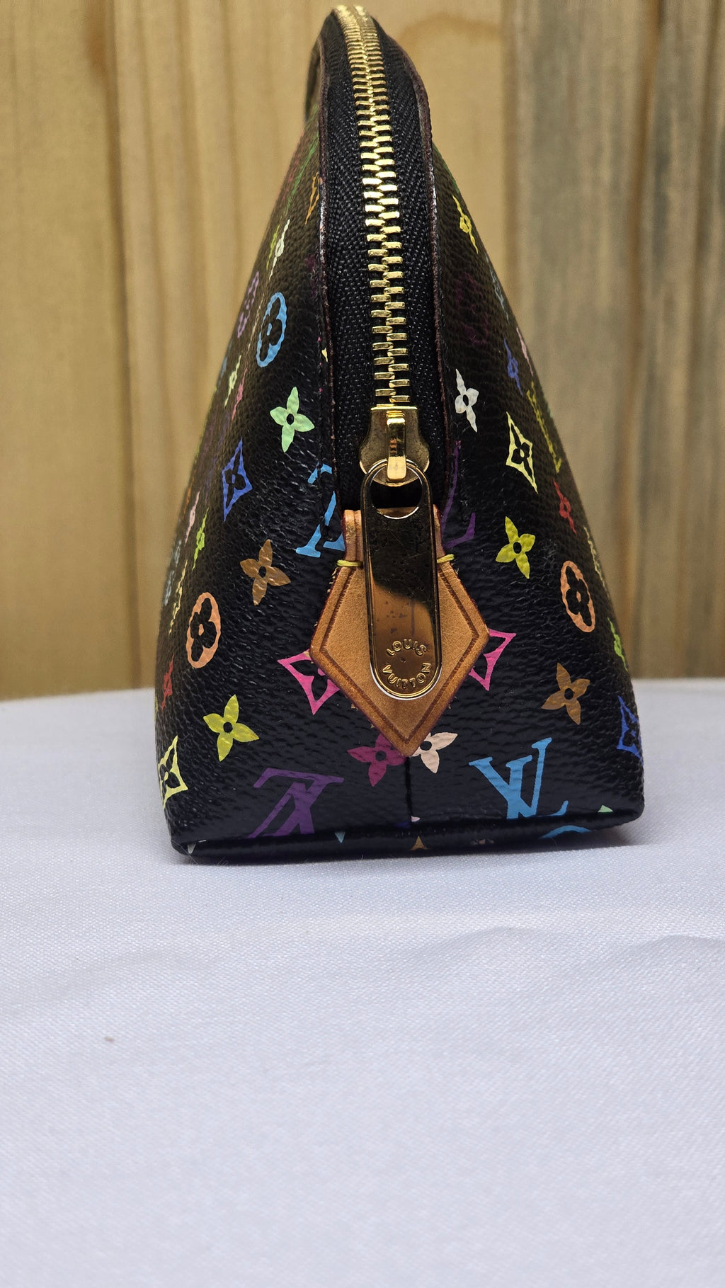 Cosmetiquera Louis Vuitton Multicolor Negra Takashi Murakami